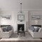 Ekena Millwork Claremont Ceiling Medallion (Fits Canopies up to 5 5/8"), 9"OD x 4 1/2"ID x 1/2"P, Black Pearl CM09CLBPS - alternate 3